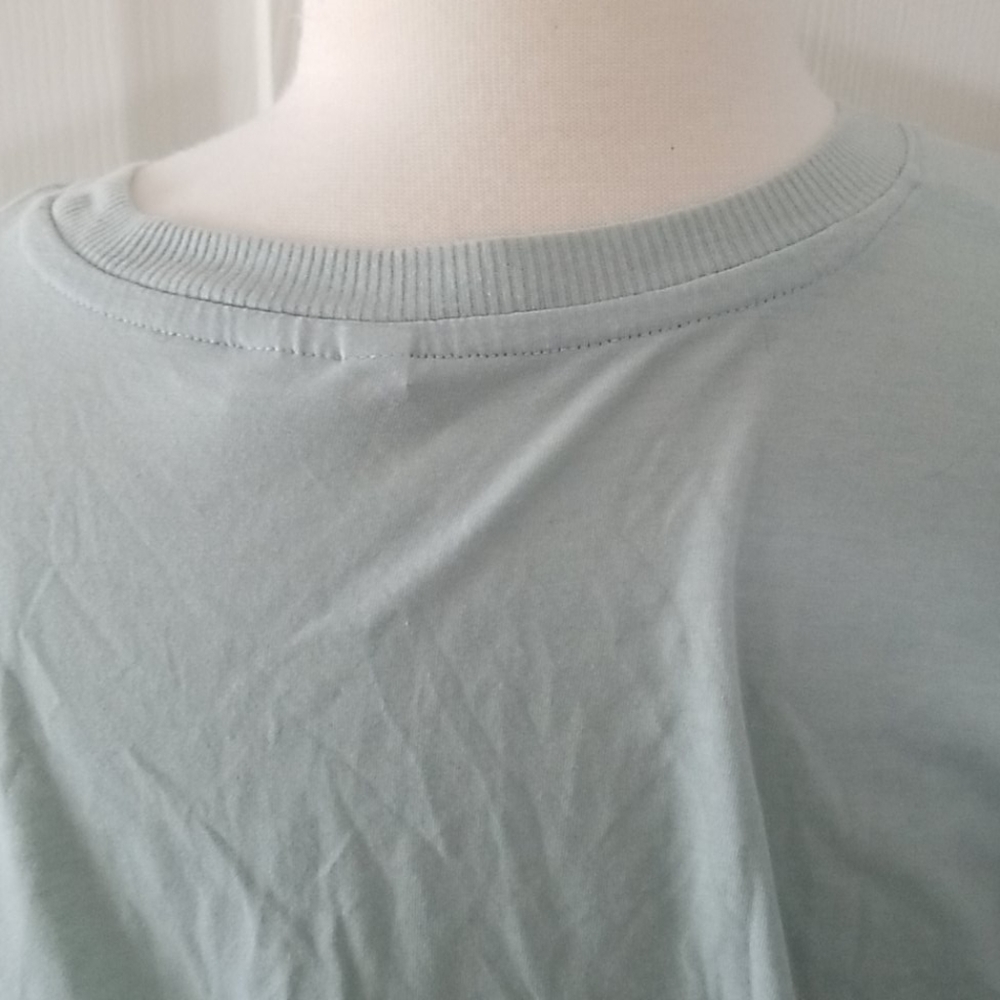H&M basic Blue crop top - Picture 3 of 6